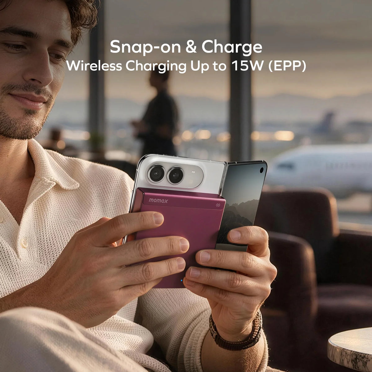 1-Power S.Pass² Slate 10000mAh Magnetic Wireless Semi-SSB Power Bank (Exclusive for iPhone Duo, New China Compulsory Certification) | Pre-sale, deliver to begin in early November.
