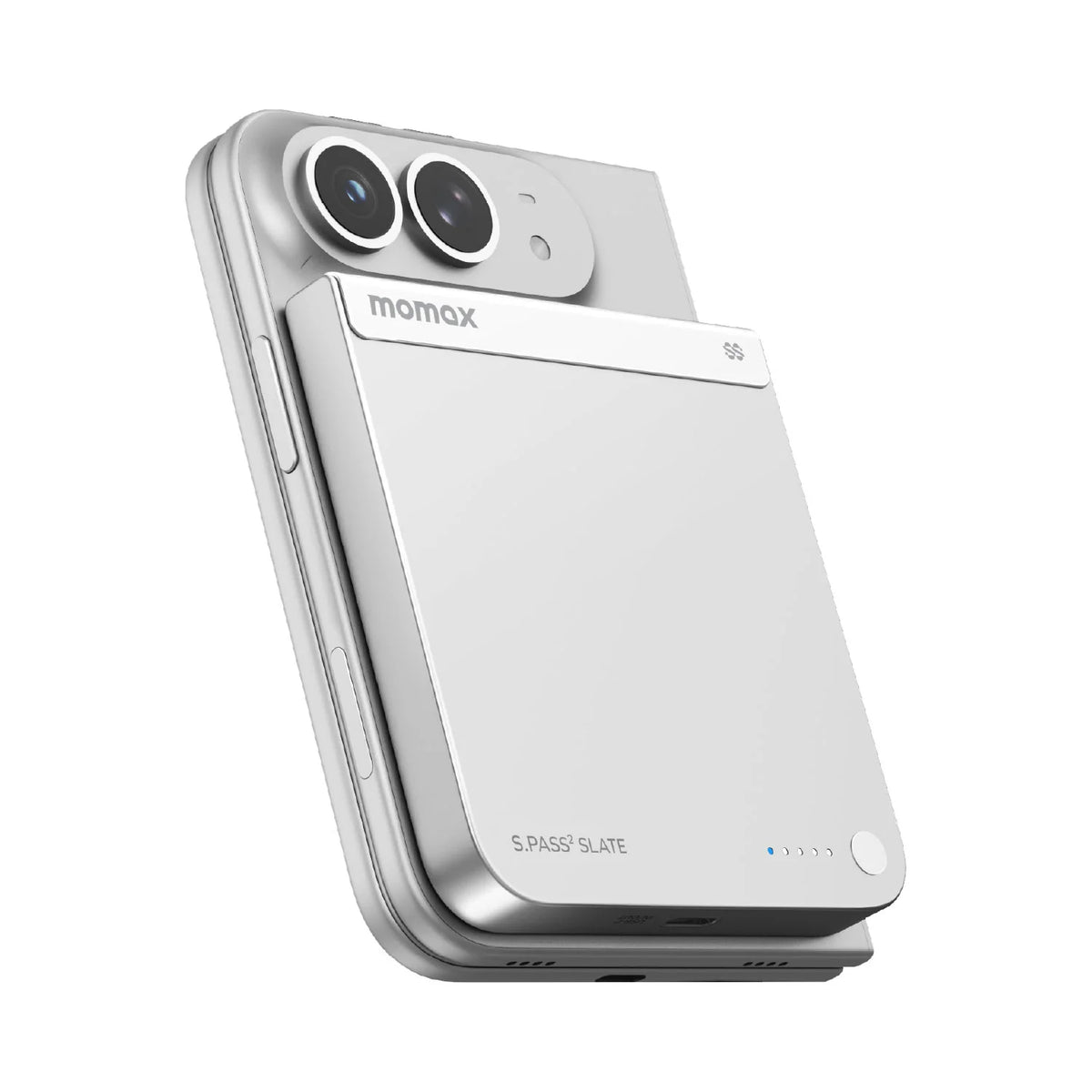 1-Power S.Pass² Slate 5000mAh Magnetic Wireless Semi-SSB Power Bank (Exclusive for iPhone Duo, New China Compulsory Certification)| Pre-sale, expected to arrive in early Nov