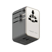 1-World² Universal 4-Port Travel GaN Charger 100W with Dual AC