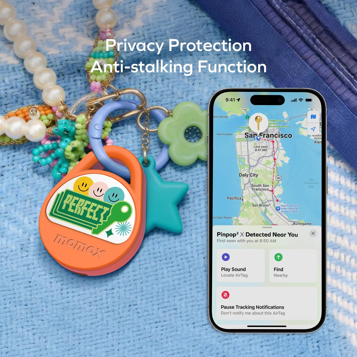 Pinpop² X Rechargeable Find My Locator