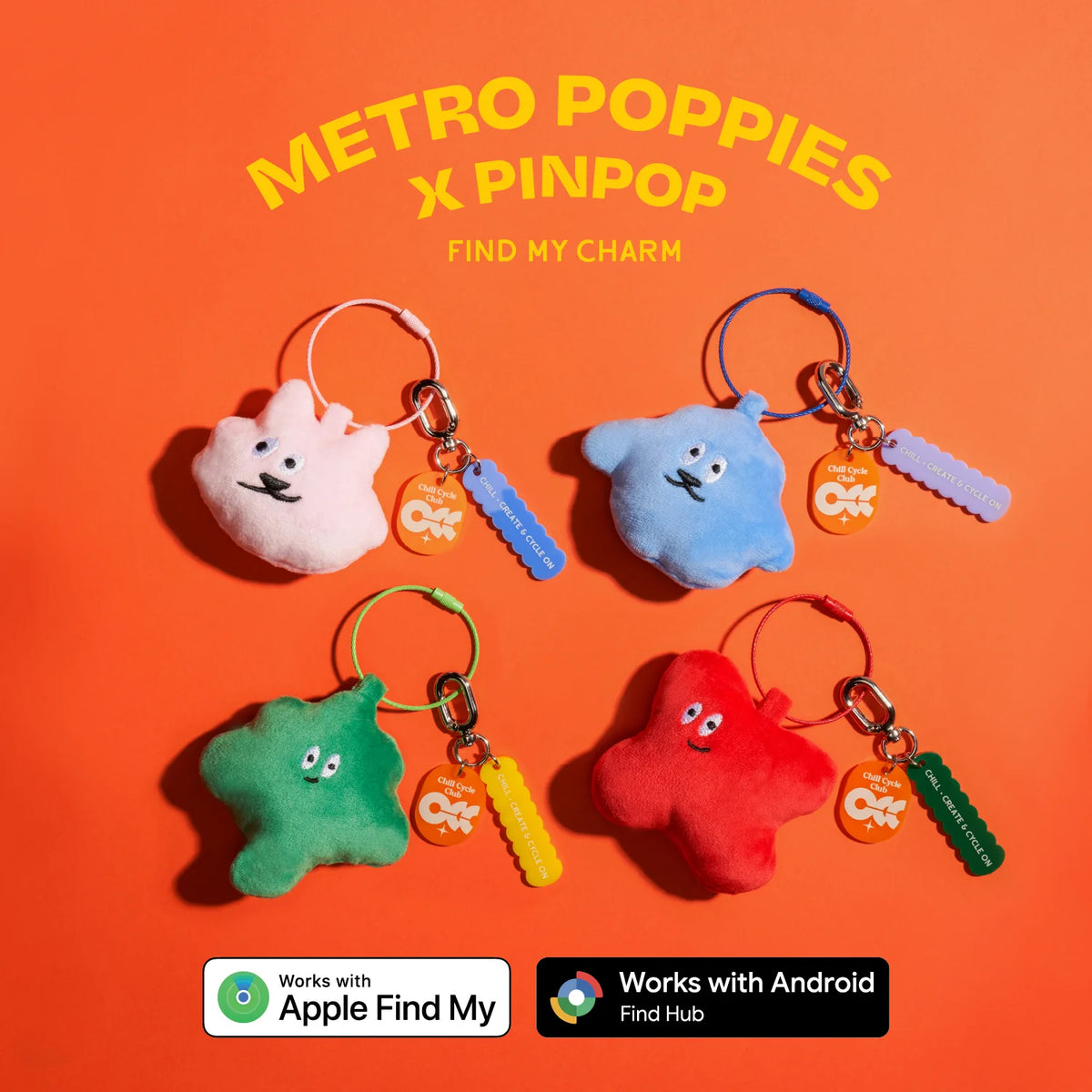 Metro Poppies x Pinpop Find My Charm