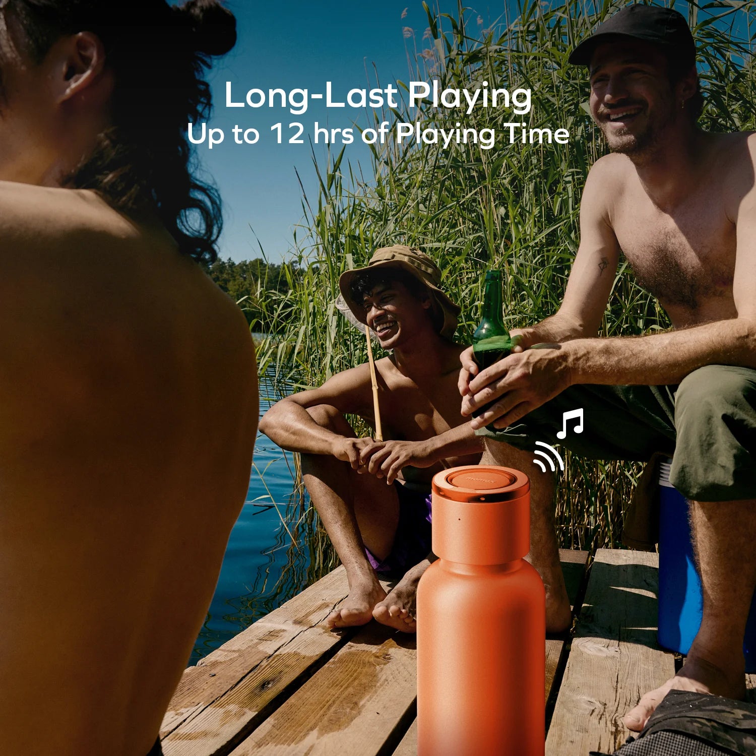 1-Vibe Bottle Magnetic Wireless Speaker Flask