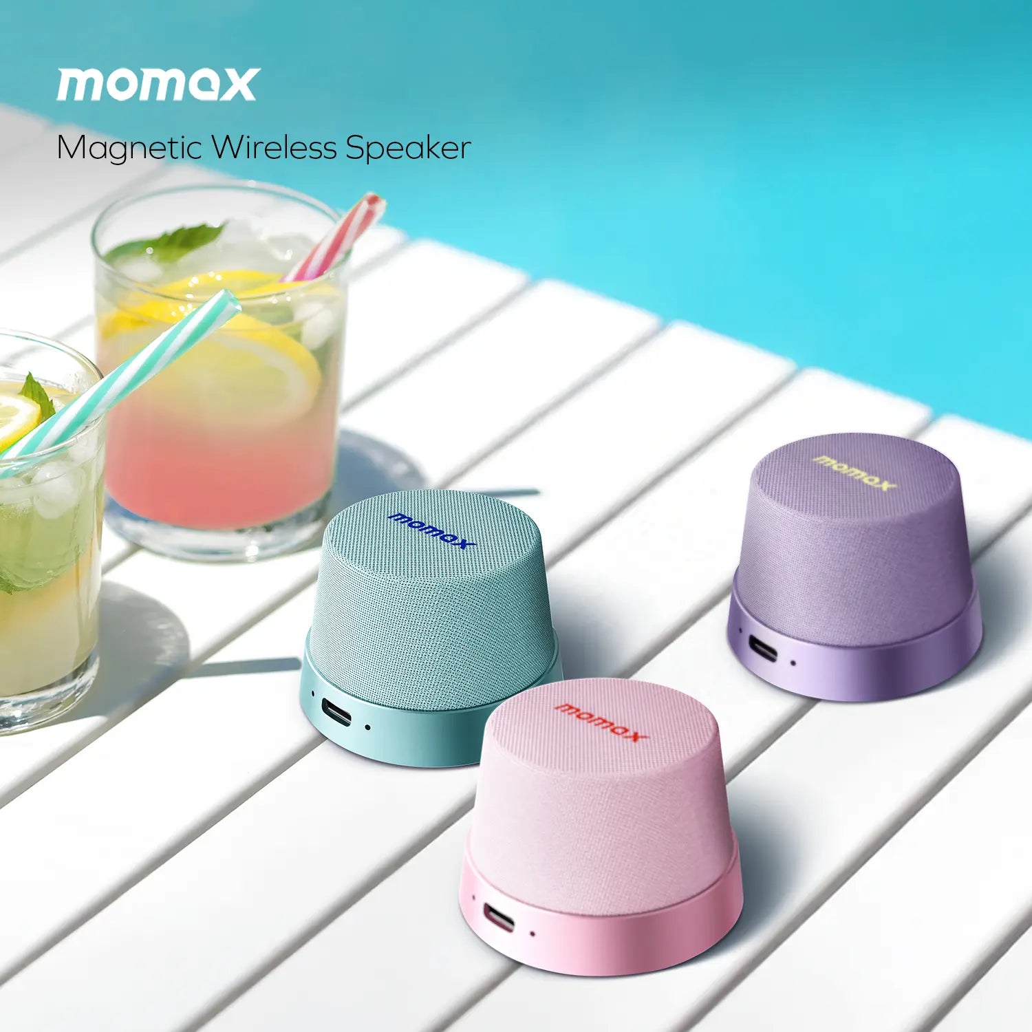 1-Vibe Go Magnetic Portable True Wireless Speaker