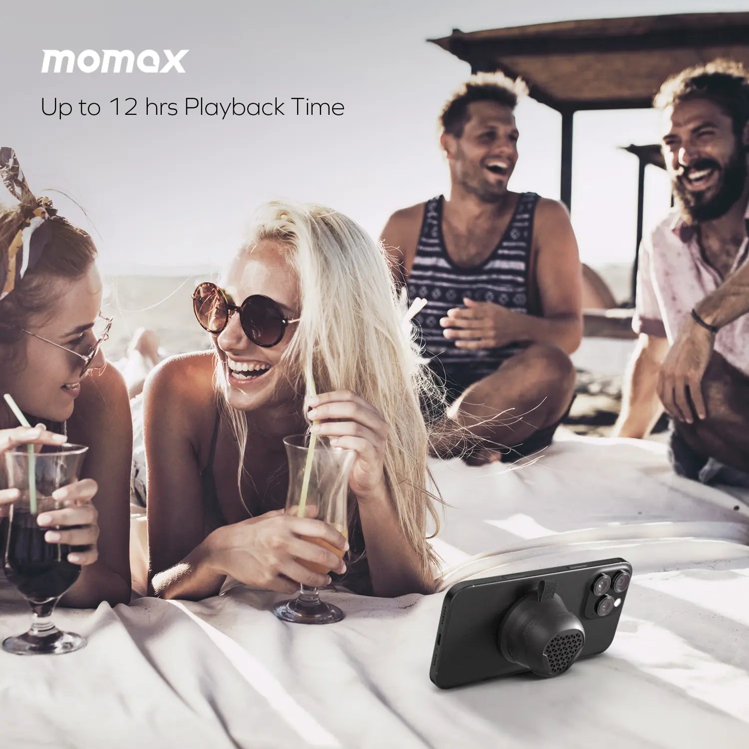 1-Vibe Go Rugged Magnetic Portable True Wireless Speaker
