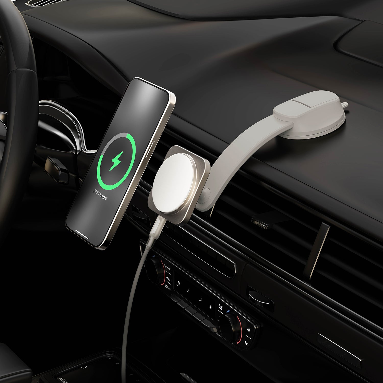 Q2.Mag | Magnetic Wireless Charging Car Mount (15W)