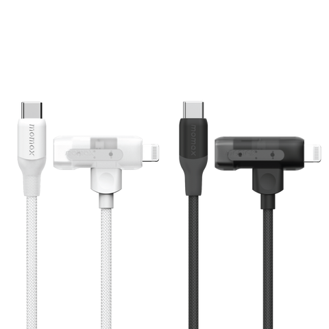 1-Link Flow Duo 2-in-1 USB-C to Lightning Braided Cable (1.5m)