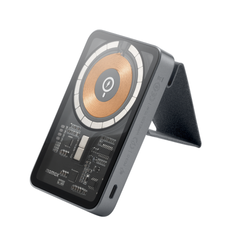 Q.Mag Power 8 Magnetic Wireless Charging Power Bank with Stand 5000mAh