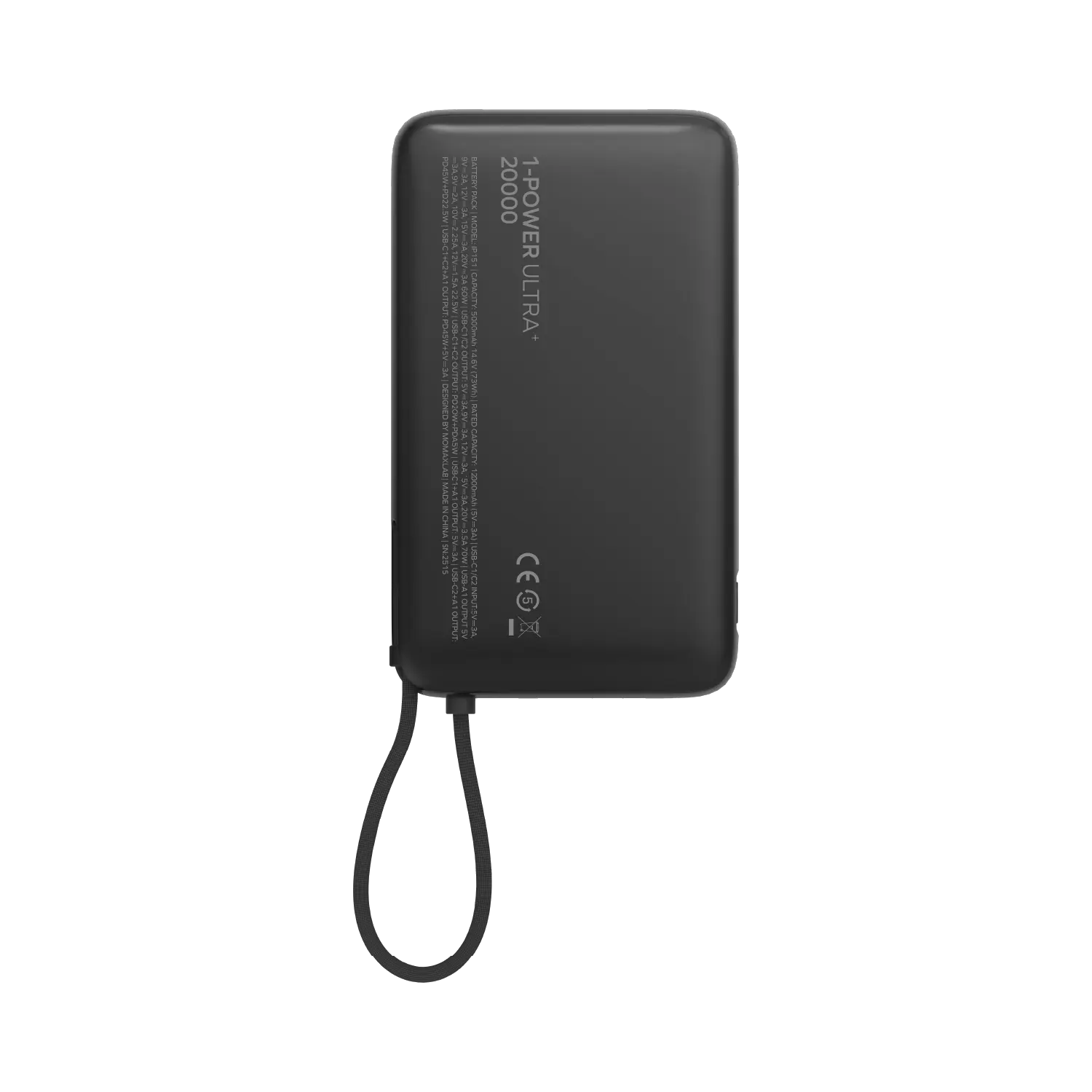 1-Power Ultra+ Power Bank 70W 20000mAh
