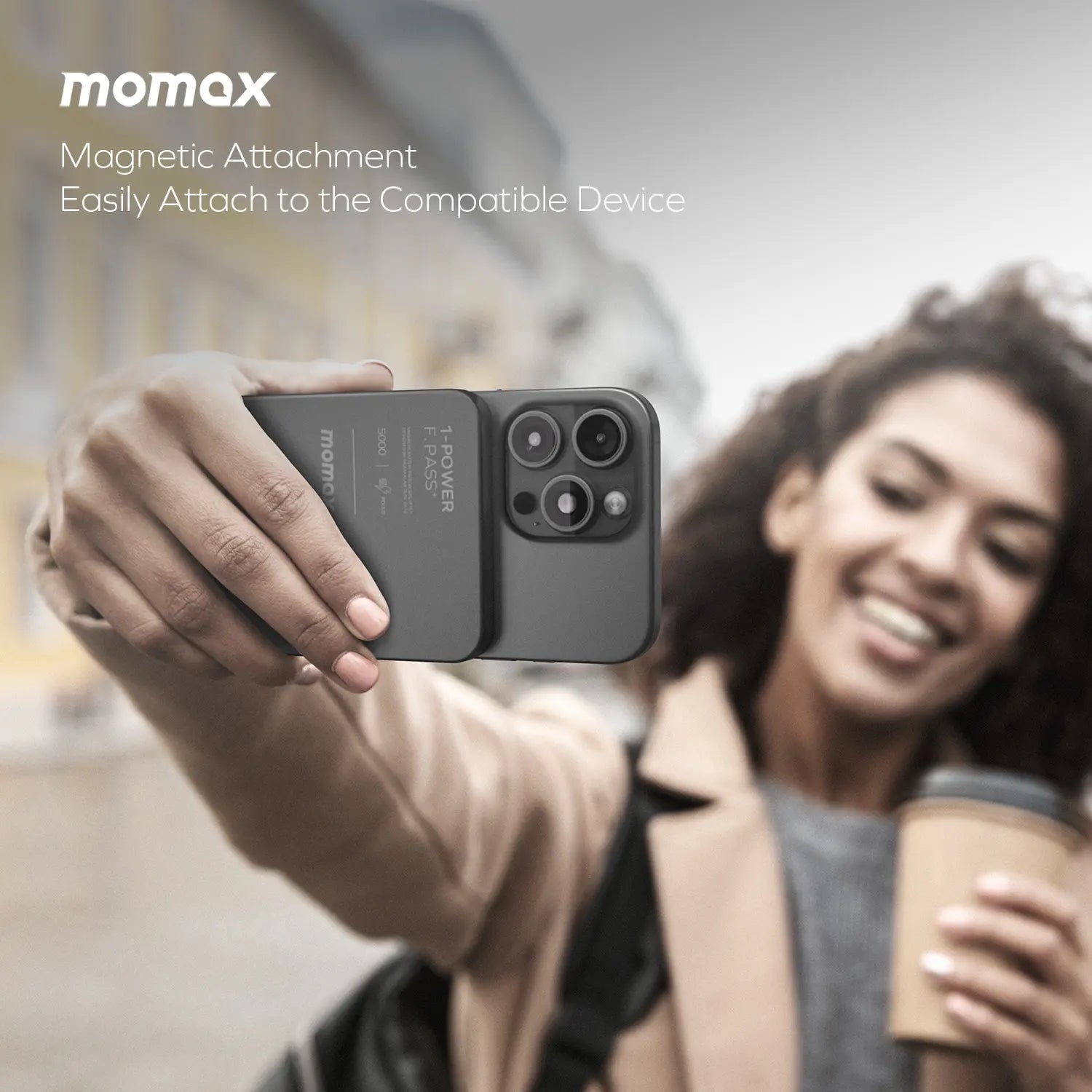 1-Power F.Pass⁺ 5000mAh Magnetic Battery Pack with Built-in Cable