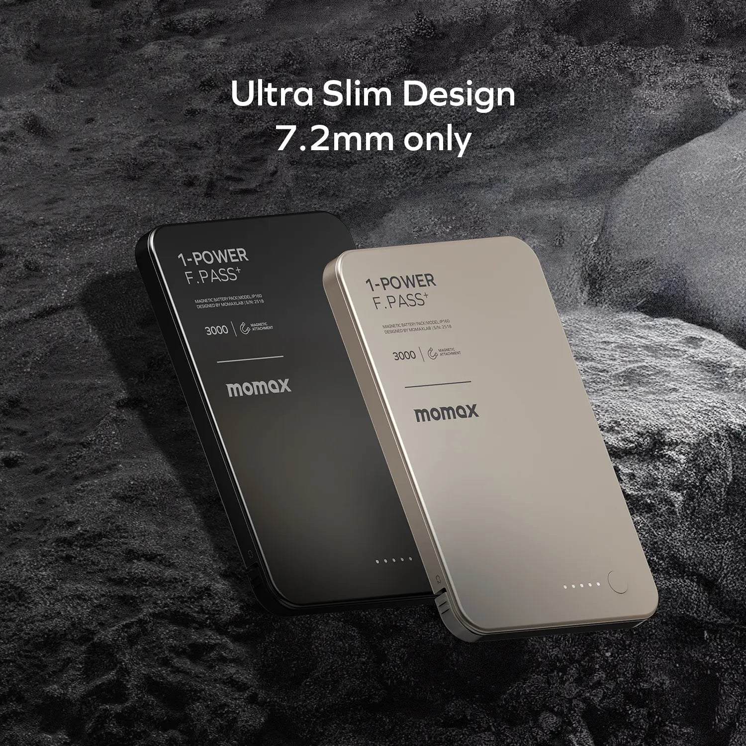 1-Power F.Pass⁺ 3000mAh Magnetic Battery Pack with Built-in Cable