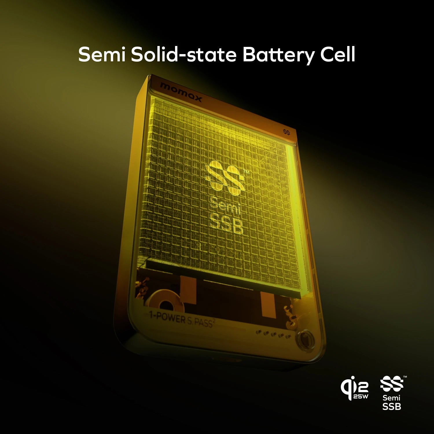 1-Power S.Pass² 10000mAh Semi SSB Magnetic Wireless Battery Pack (CCC)