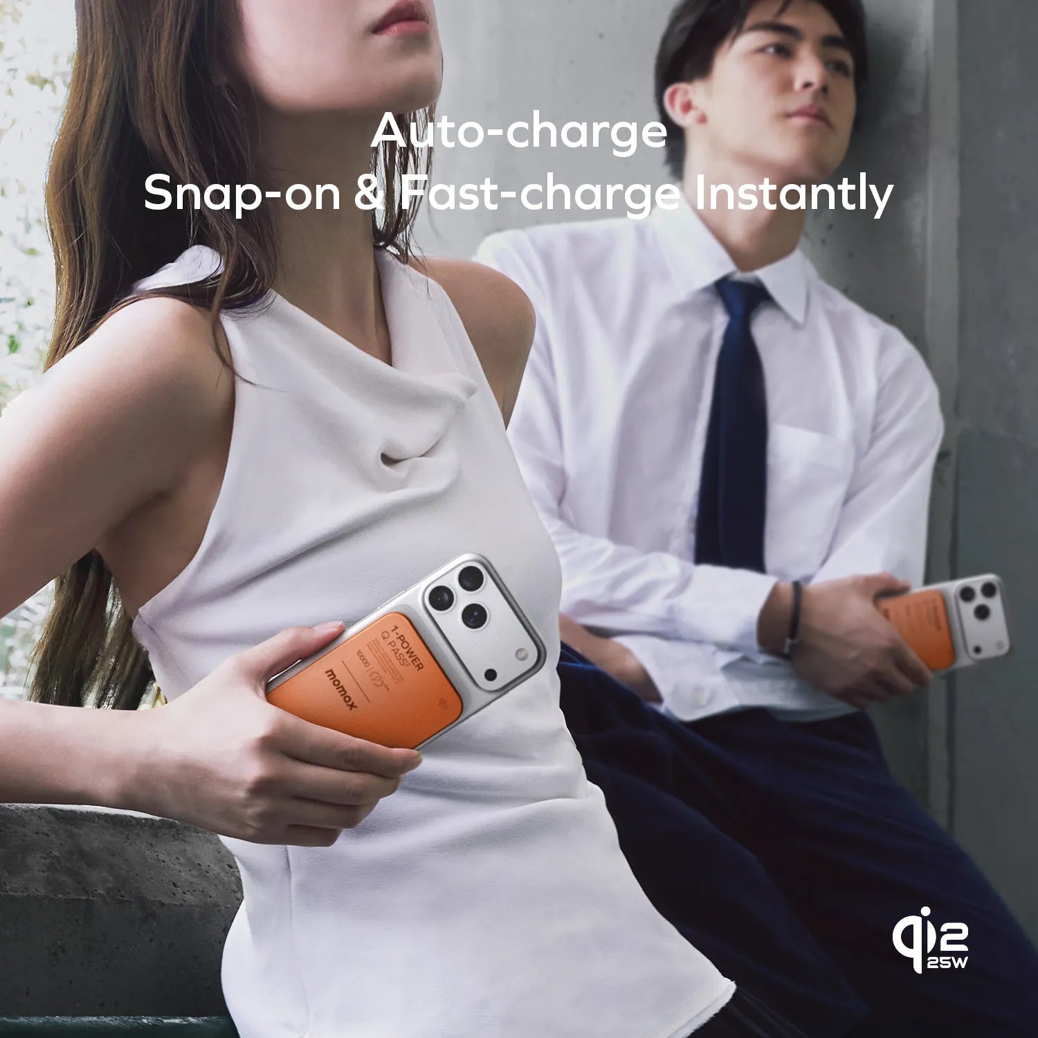 1-Power Q.Pass² 10000mAh Qi2.2 Magnetic Wireless Battery Pack