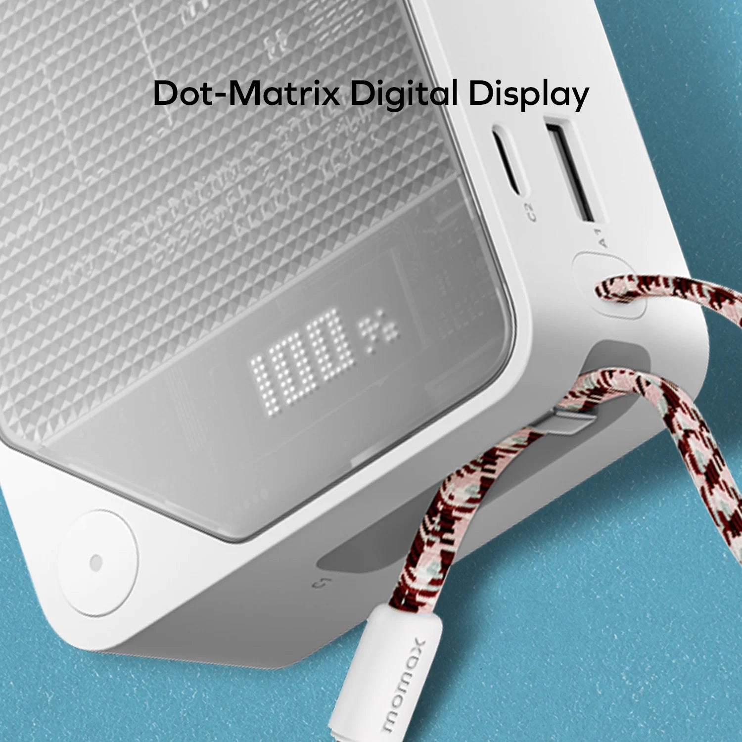 1-Power X⁺ 20000mAh Battery Pack with Dual Built-in USB-C Cable