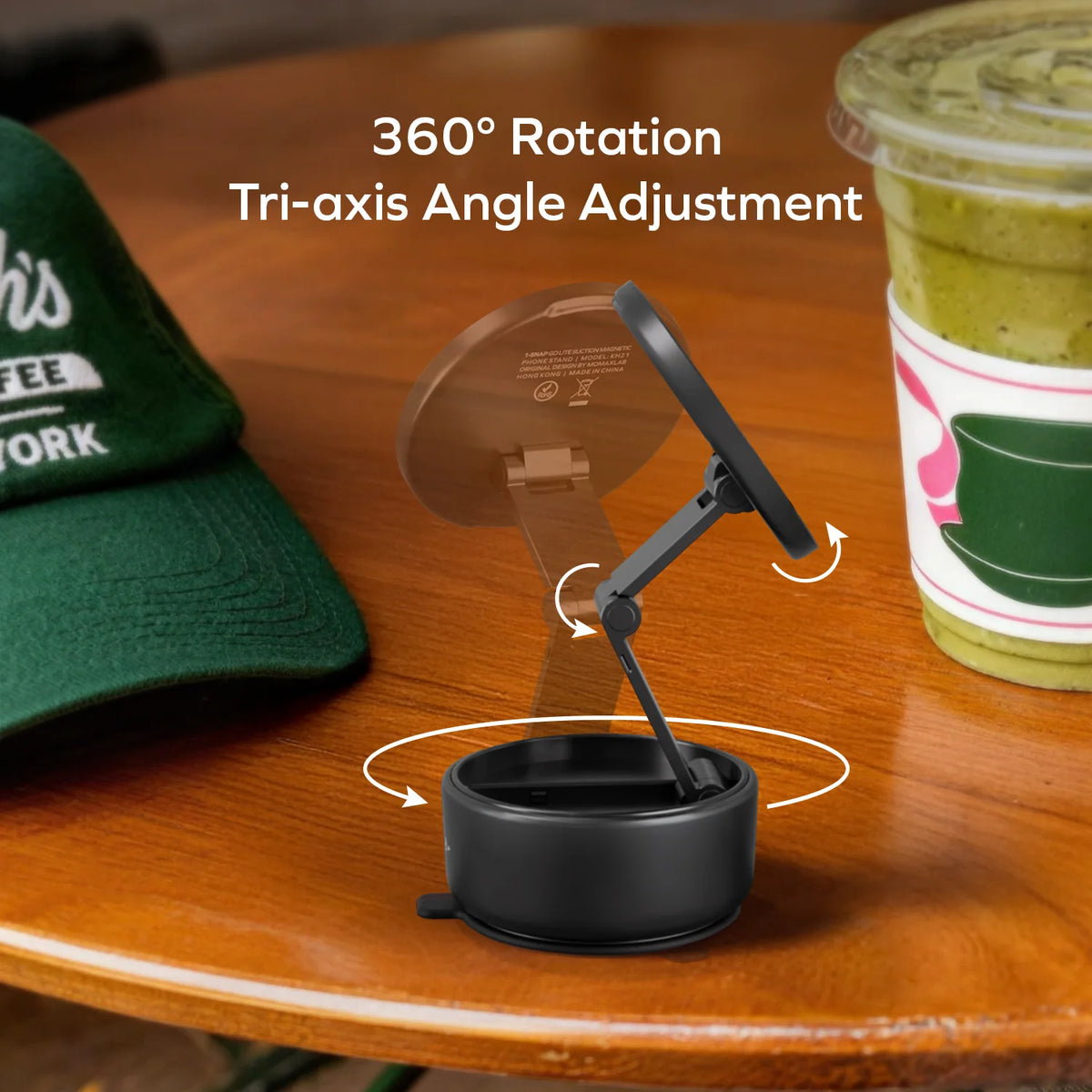 1-Snap Go Lite Suction Magnetic Phone Stand