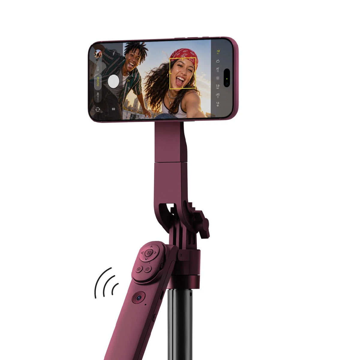 1-Snap Pole Selfies Stick Auto Tracking with Magpod Gimbal