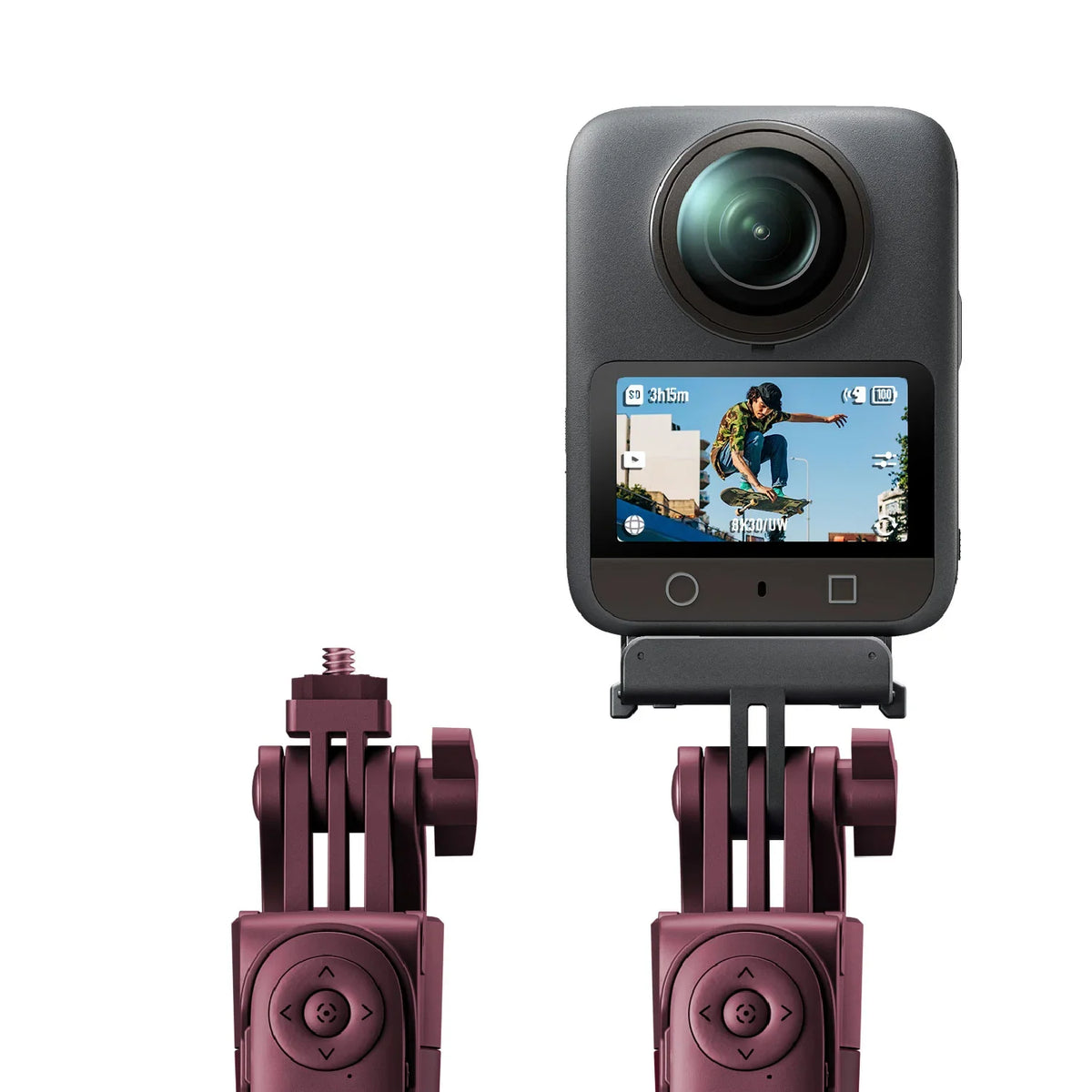 1-Snap Pole Selfies Stick Auto Tracking with Magpod Gimbal