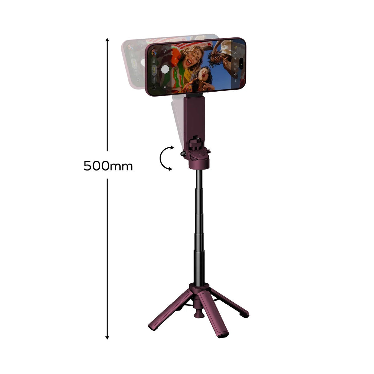 1-Snap Pole Mini Selfies Stick with Magpod Gimbal