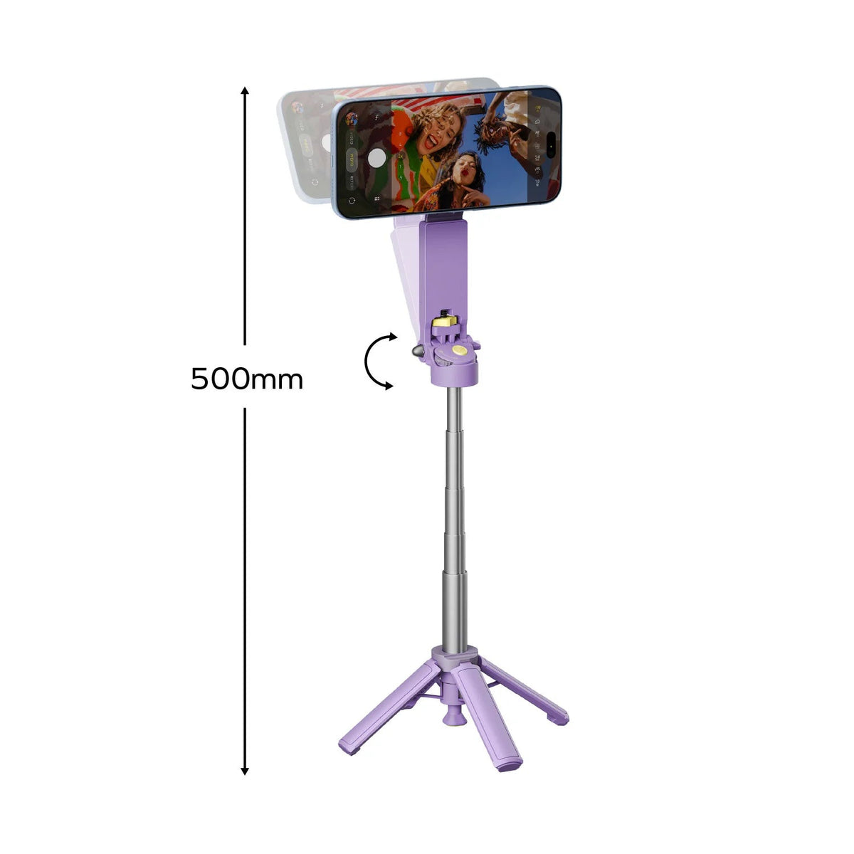 1-Snap Pole Mini Selfies Stick with Magpod Gimbal