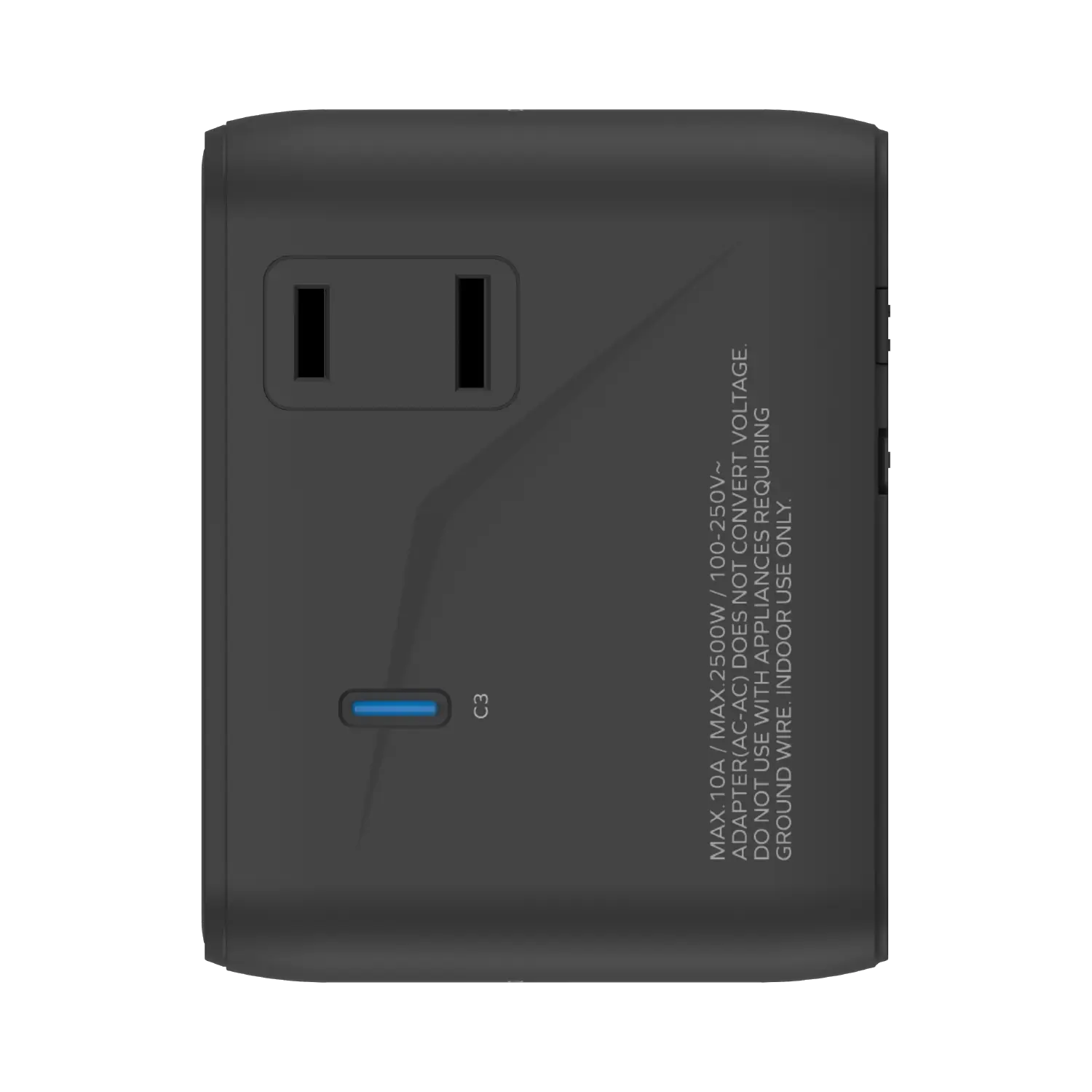1-World²
45W 5-Port Dual AC Travel Adapter