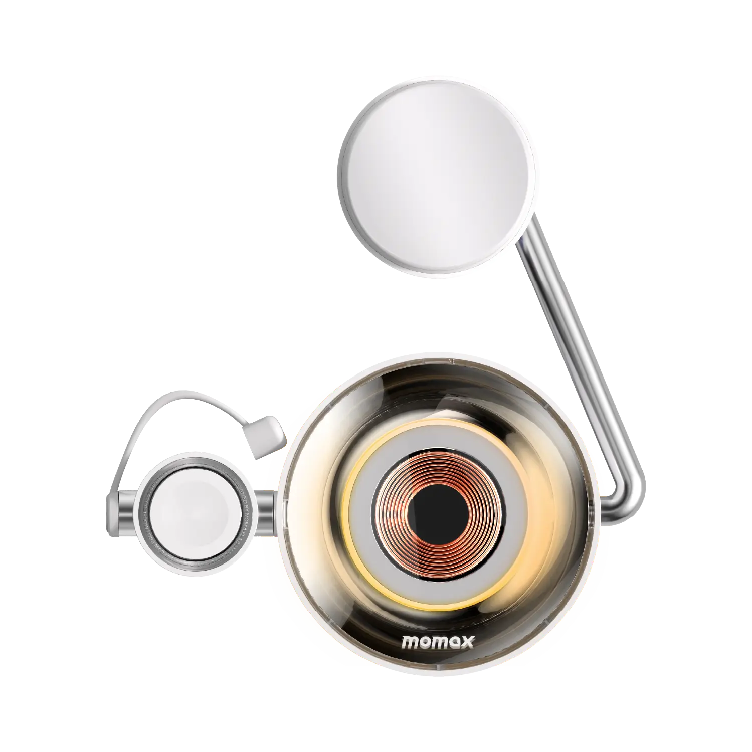 1-Charge Flow Pro 3-in-1 Qi2 Magnetic Docking with Apple Watch Magnetic Fast Charger - Yuet Tung