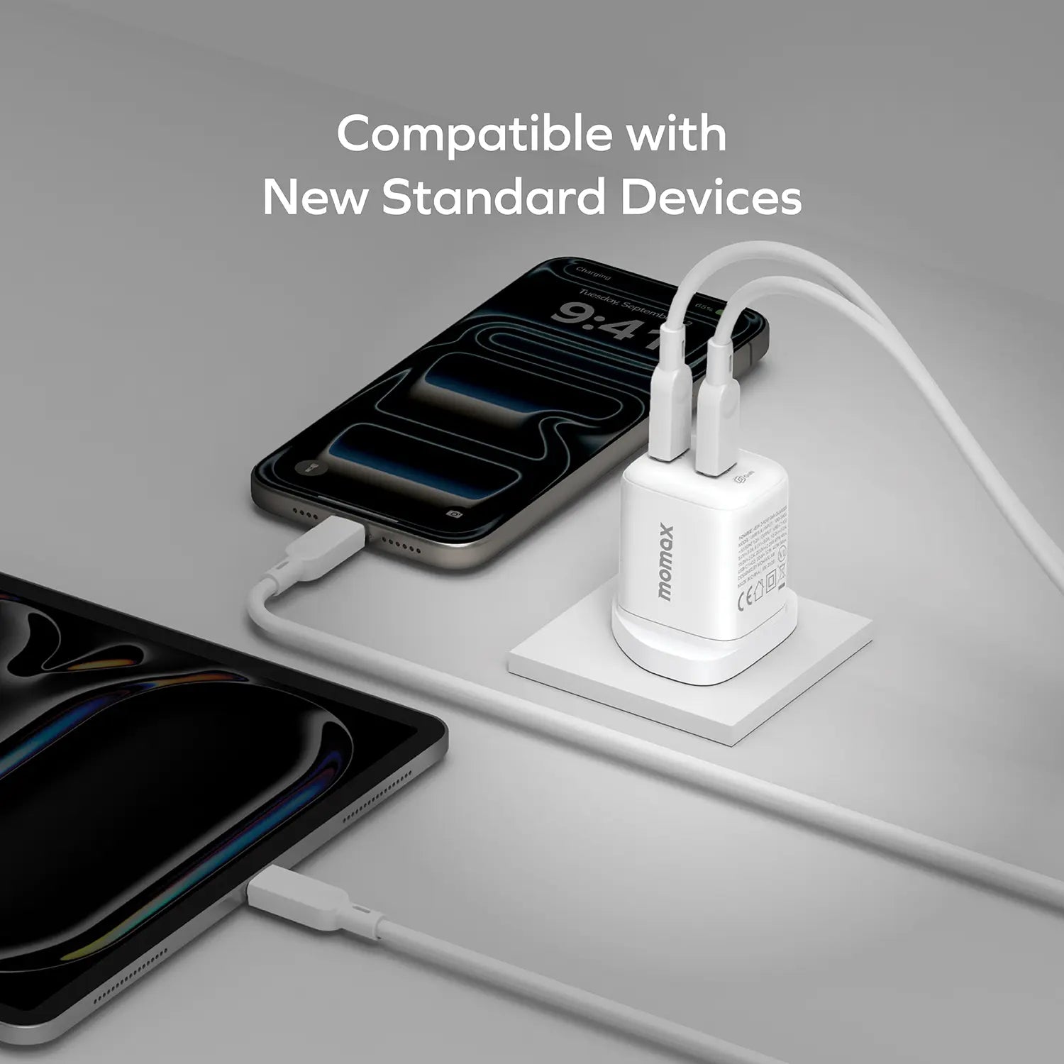 1-Charge 45W 2-Port GaN Charger
