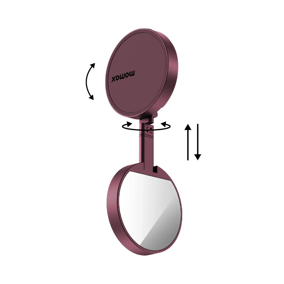 1-Snap Glow Magnetic Live Streaming Selfie Light With Foldable Stand
