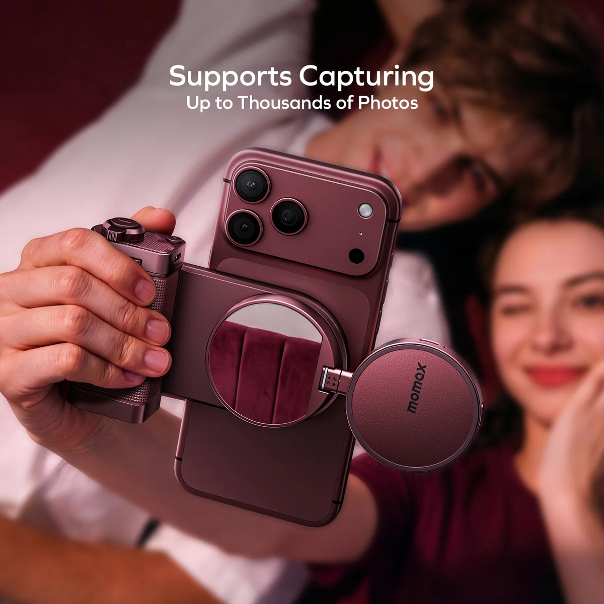 1-Snap Grip X
Magnetic Camera Grip with Detachable Shutter
