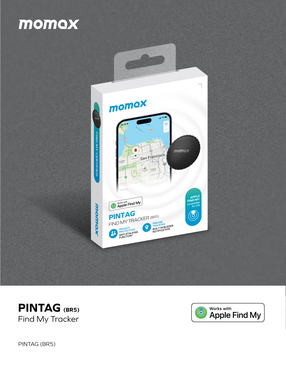 PinTag - Find My Tracker Pin