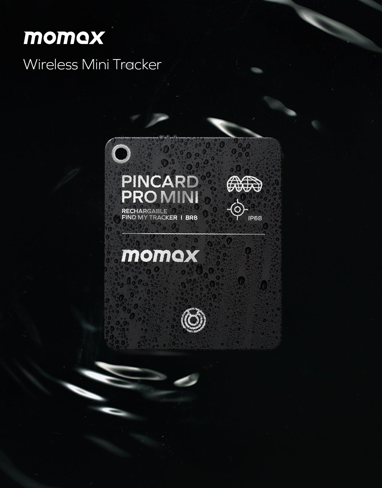 PinCard Pro Mini | Find My Tracker (Rechargeable)