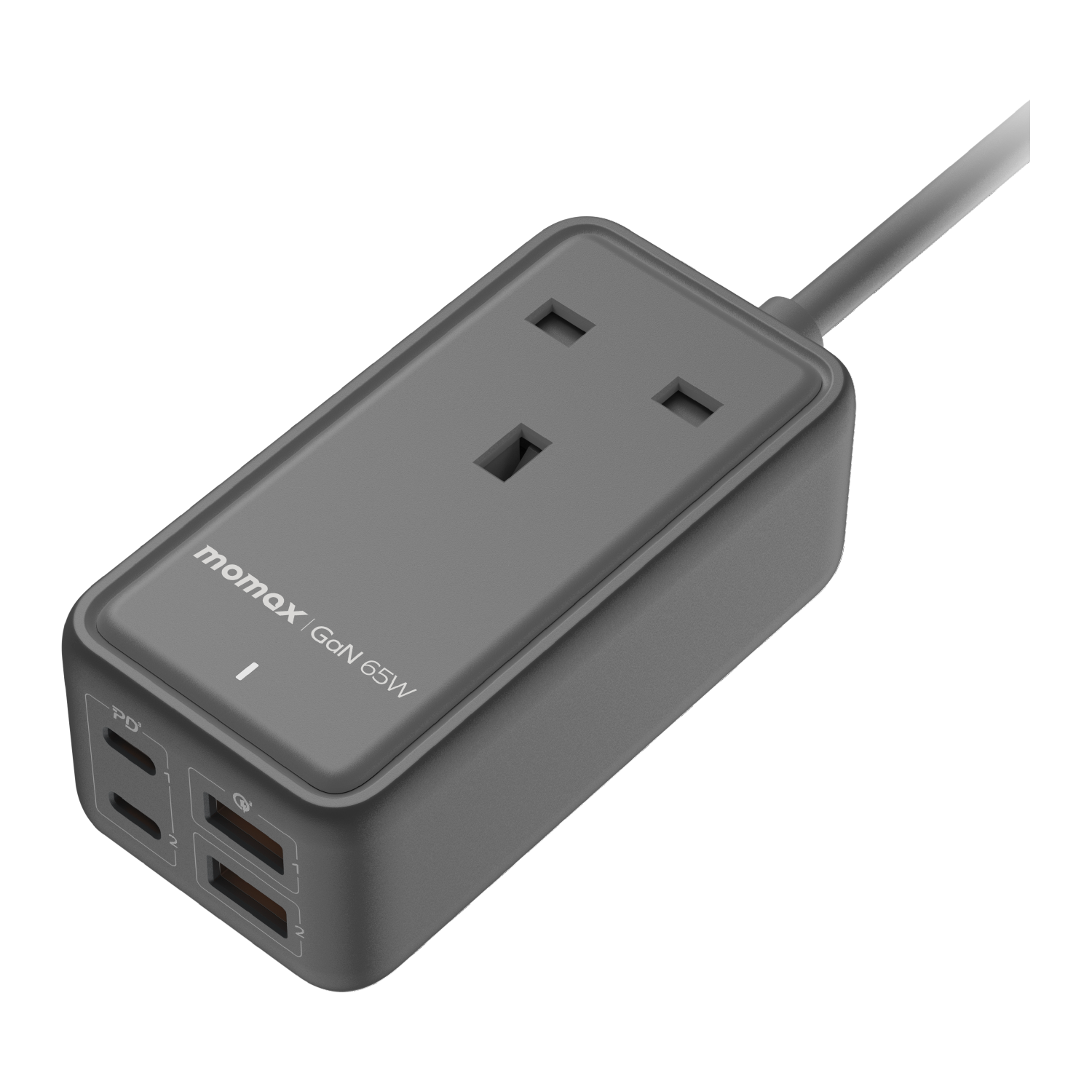 Oneplug | Extension Cord with USB (65W GaN)