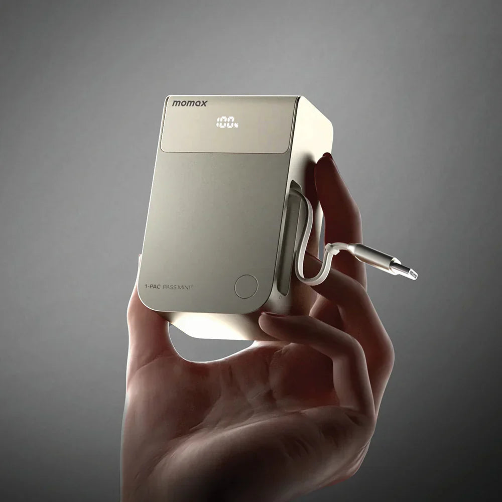 Momax Unveils the 1-PAC PASS MINI⁺ Digital Display, Compact Design and Reliable All-Day Charging