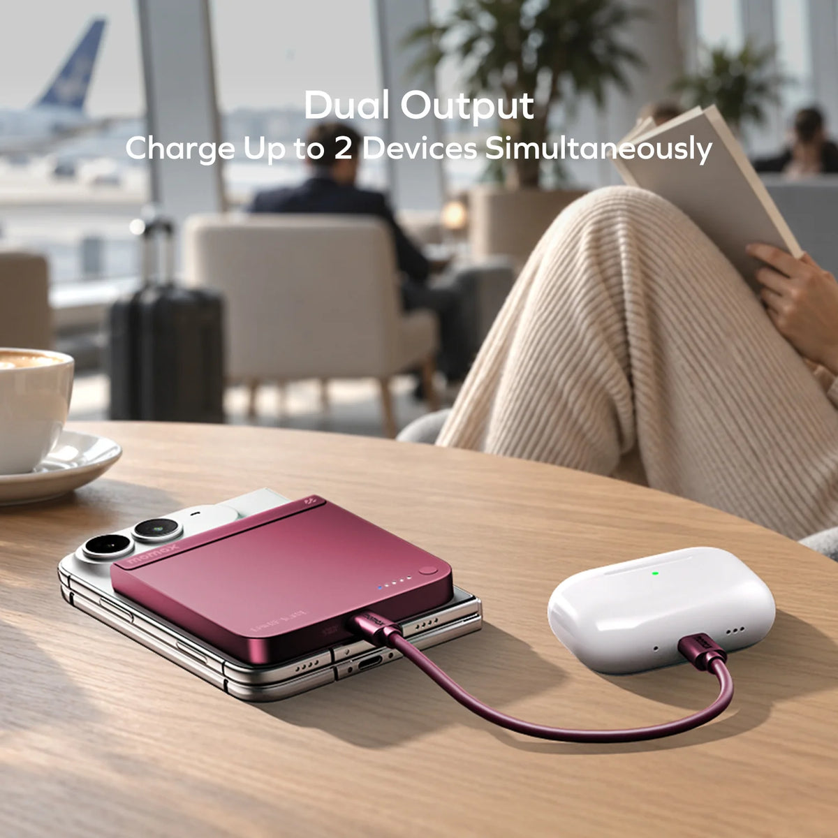 1-Power S.Pass² Slate 5000mAh Magnetic Wireless Semi-SSB Power Bank (Exclusive for iPhone Duo, New China Compulsory Certification)| Pre-sale, expected to arrive in early Nov