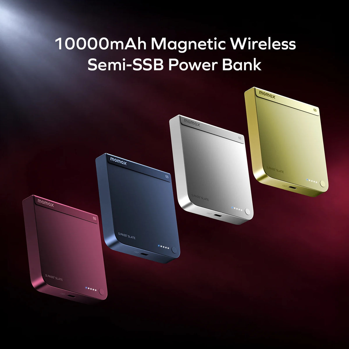 1-Power S.Pass² Slate 10000mAh Magnetic Wireless Semi-SSB Power Bank (Exclusive for iPhone Duo, New China Compulsory Certification) | Pre-sale, deliver to begin in early November.
