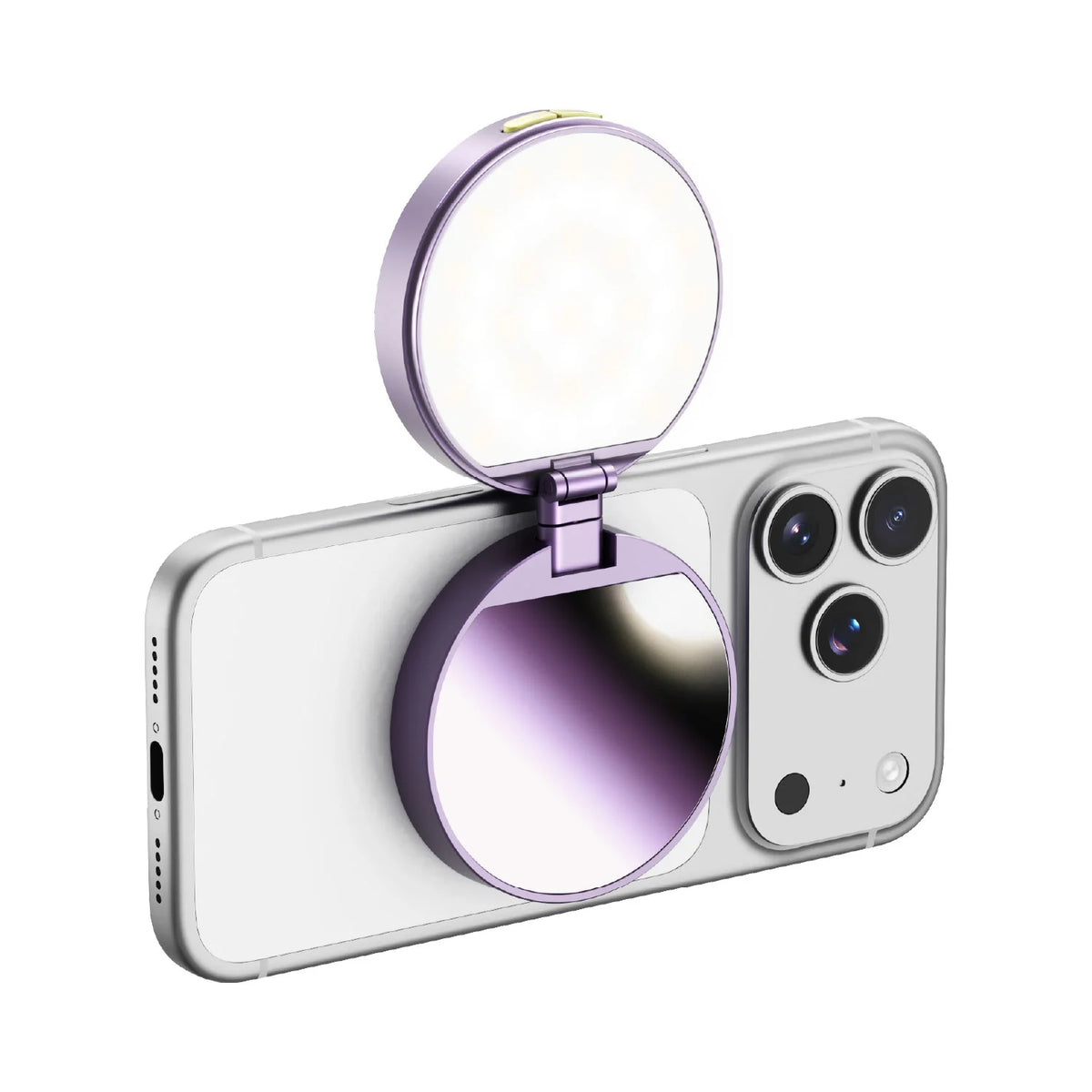 1-Snap Glow Magnetic Live Streaming Selfie Light With Foldable Stand