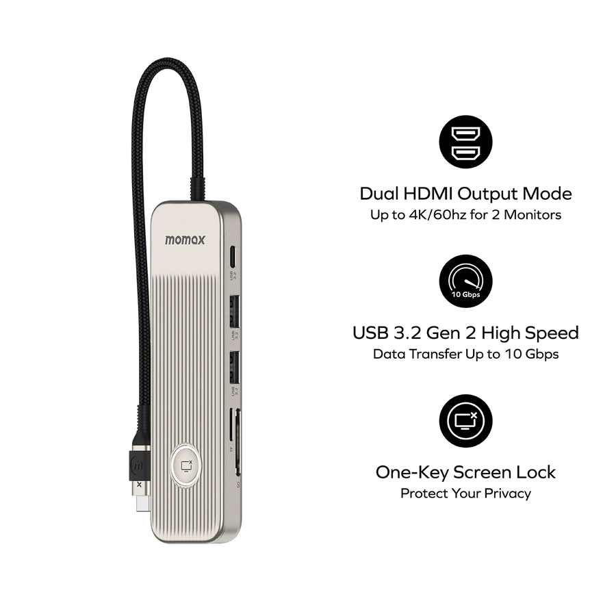 1-Link USB-C Hub 9-in-1
