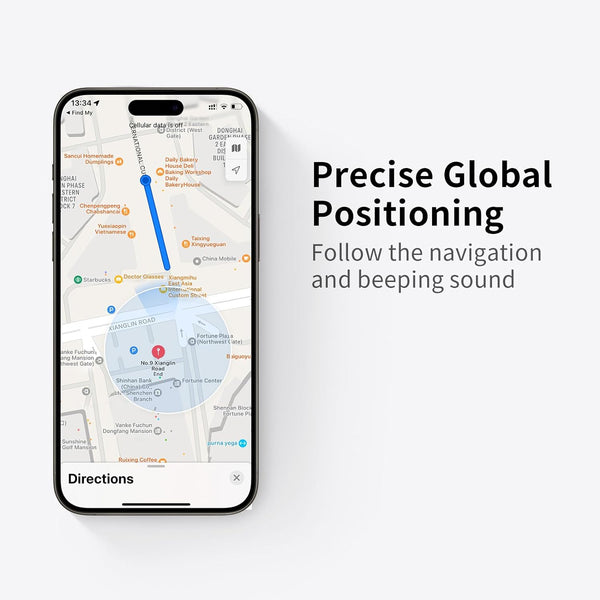 a cell phone with a map on it
