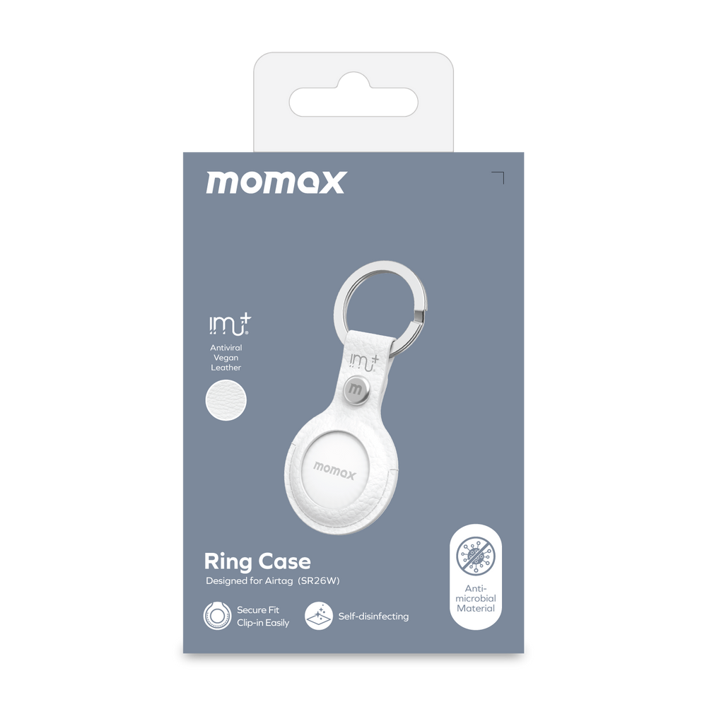 Finder Tag Vegan Leather Case Holder with Keyring Finder Tag Vegan Leather Case Holder with Keyring