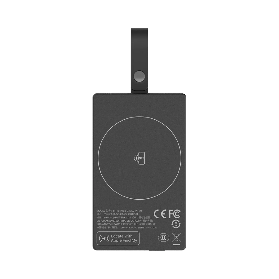 1-Power Badge+ Emergency Power Bank With Find My Locator