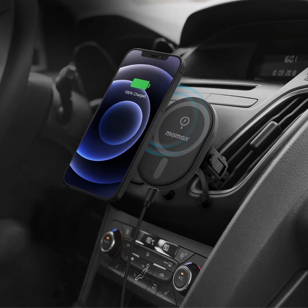 Q.Mag - Magnetic Wireless Car Stand Charger (15W)