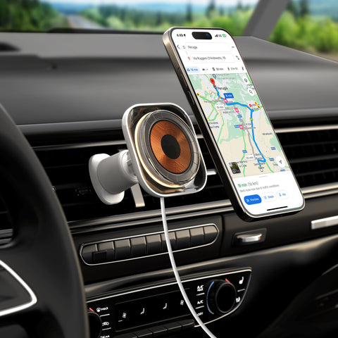 1-Charge Flow Magnetic Wireless Charging Car Mount