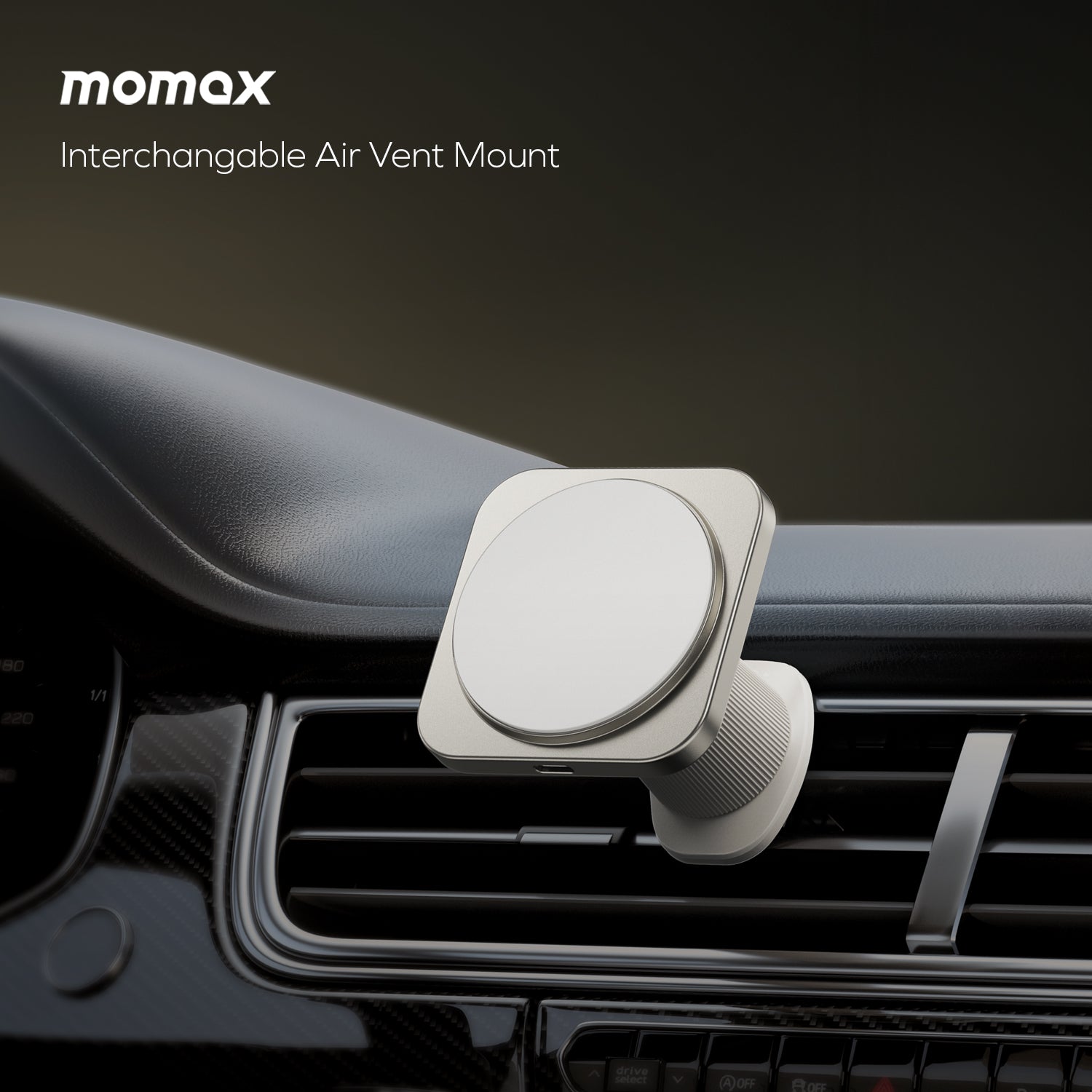 Q2.Mag Qi2 Magnetic Wireless Charging Car Mount 15W