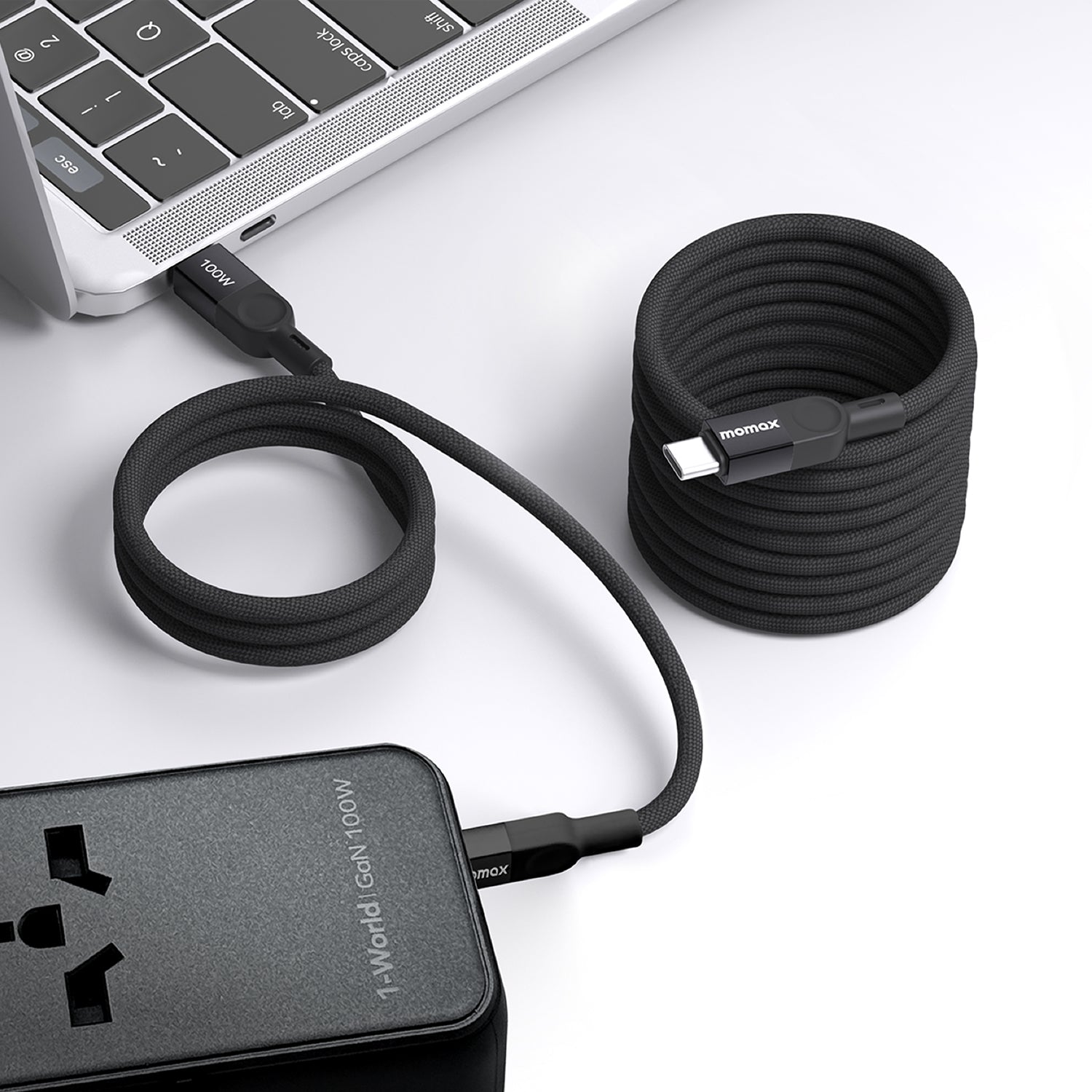 Mag.Link | Magnetic USB-C to USB-C Cable 100W (Up to 2m)