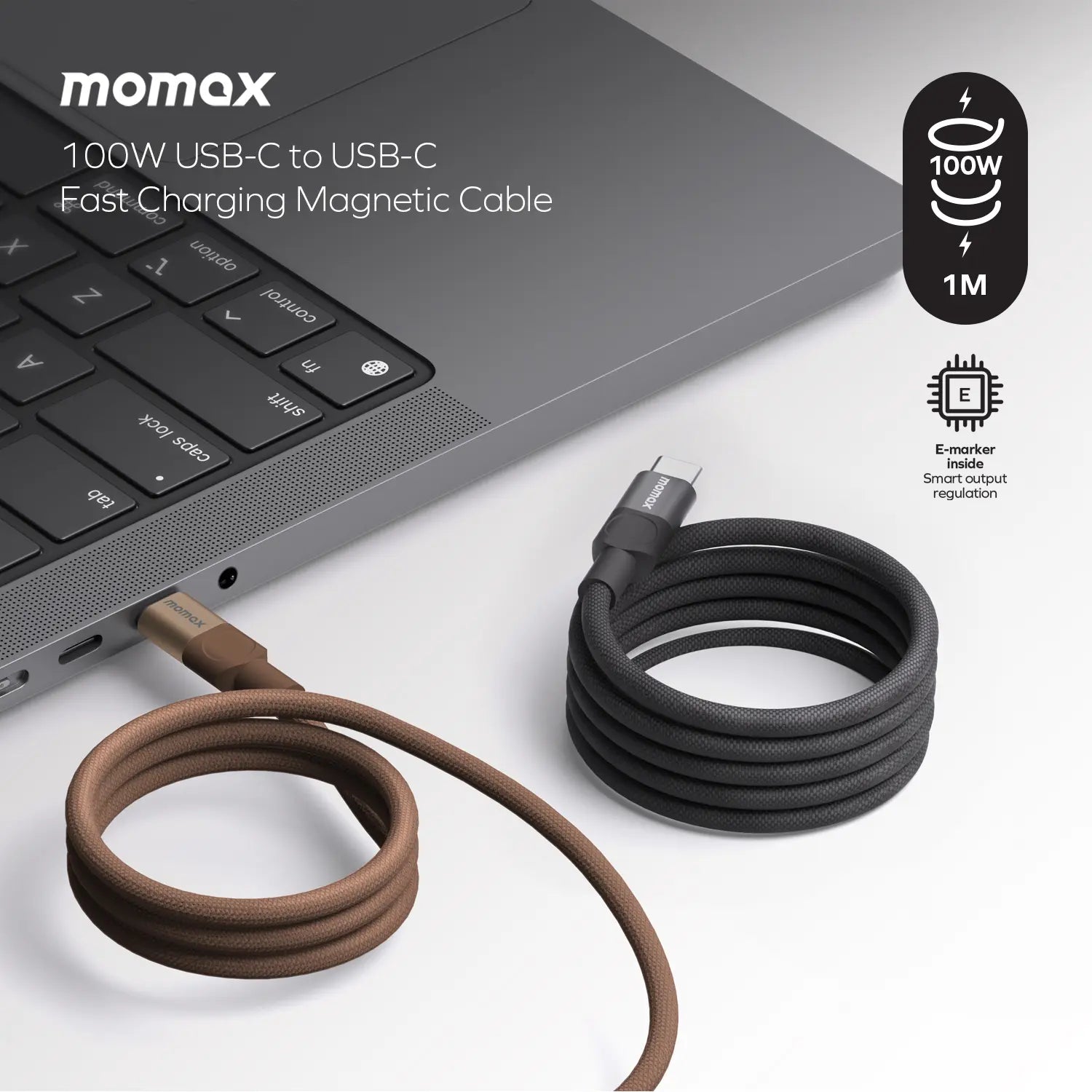 Mag.Link Magnetic USB-C to USB-C Cable 100W 1m