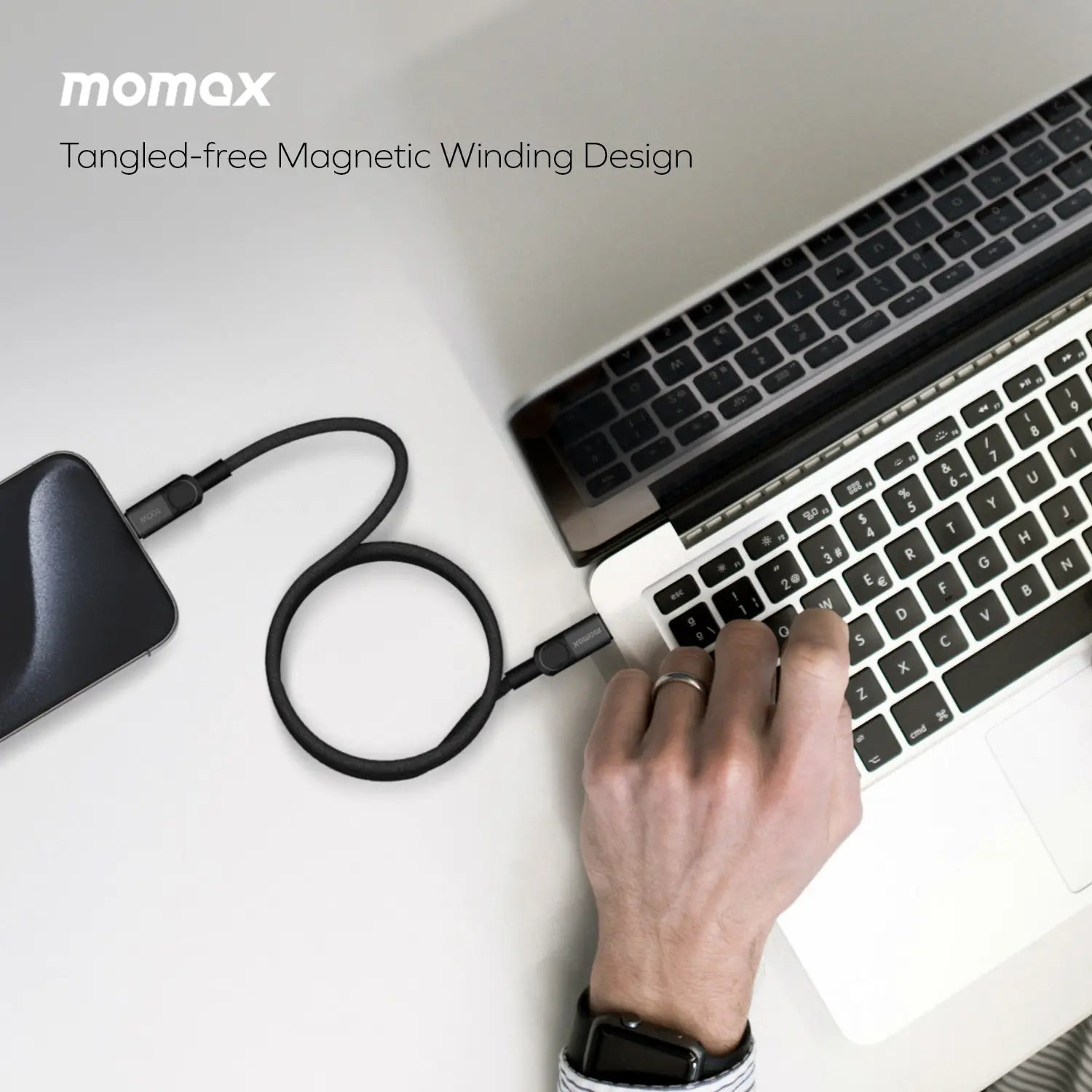 Mag.Link Magnetic USB-C to USB-C Cable 100W 1m