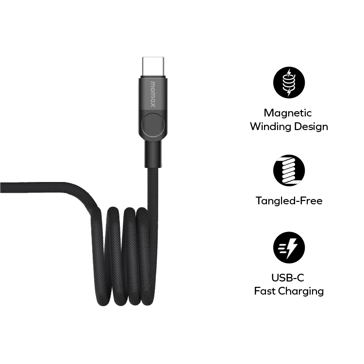 Mag.Link Magnetic USB-C to USB-C Cable 60W 1m