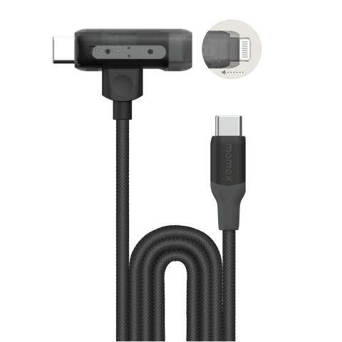 1-Link Flow Duo 2-in-1 USB-C to Lightning Braided Cable (1.5m)