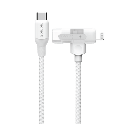 1-Link Flow Duo 2-in-1 USB-C to Lightning Braided Cable (1.5m)
