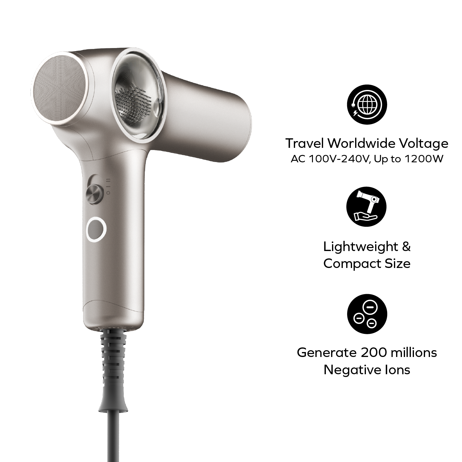 1-Care High-Speed-Ion BLDC Hair Dryer