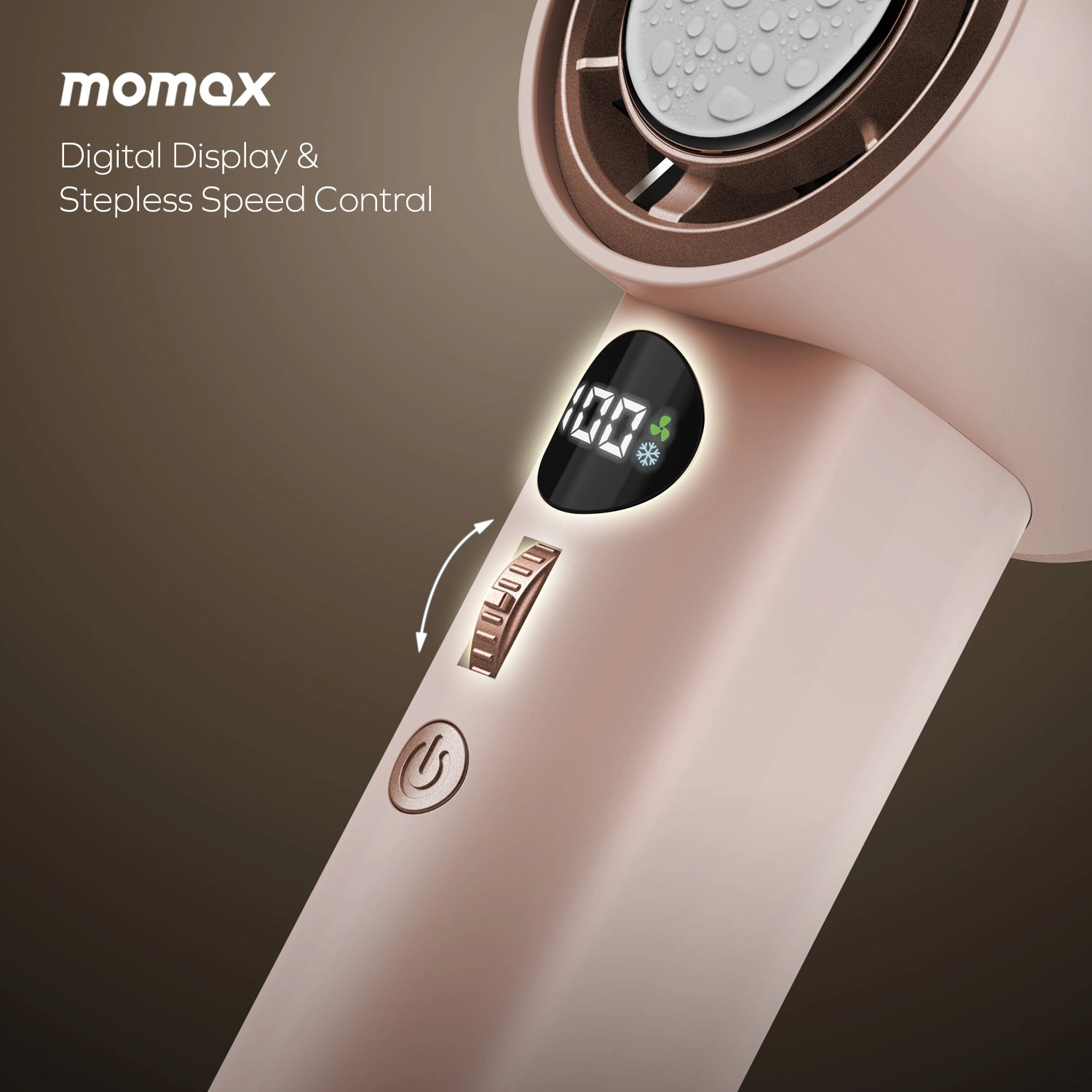 1°Go Portable Handheld High Speed Fan With Icy Cooling Plate