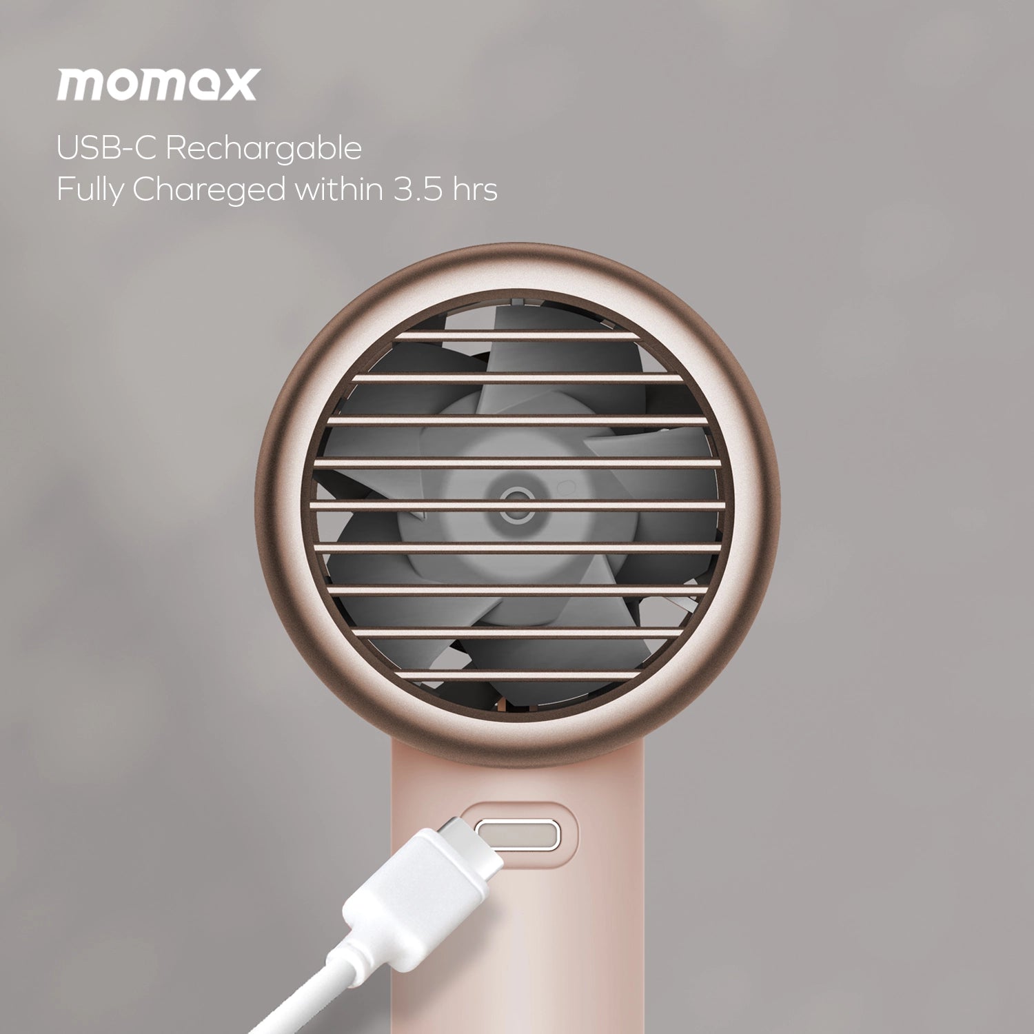 1°Go Portable Handheld High Speed Fan With Icy Cooling Plate